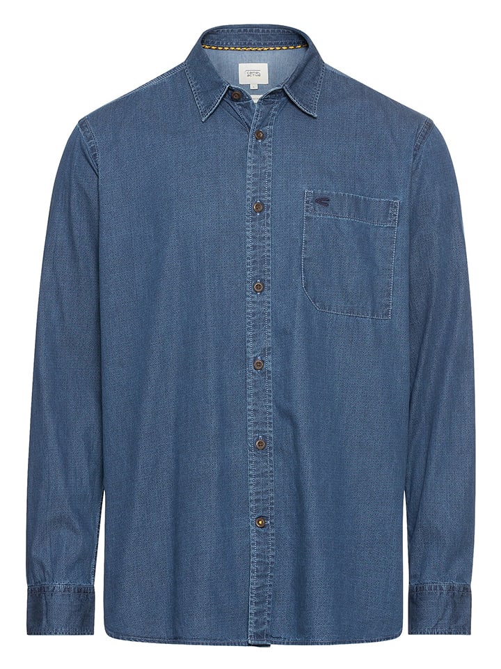 Camel Active Koszula dżinsowa - Regular fit - w kolorze niebieskim rozmiar: M