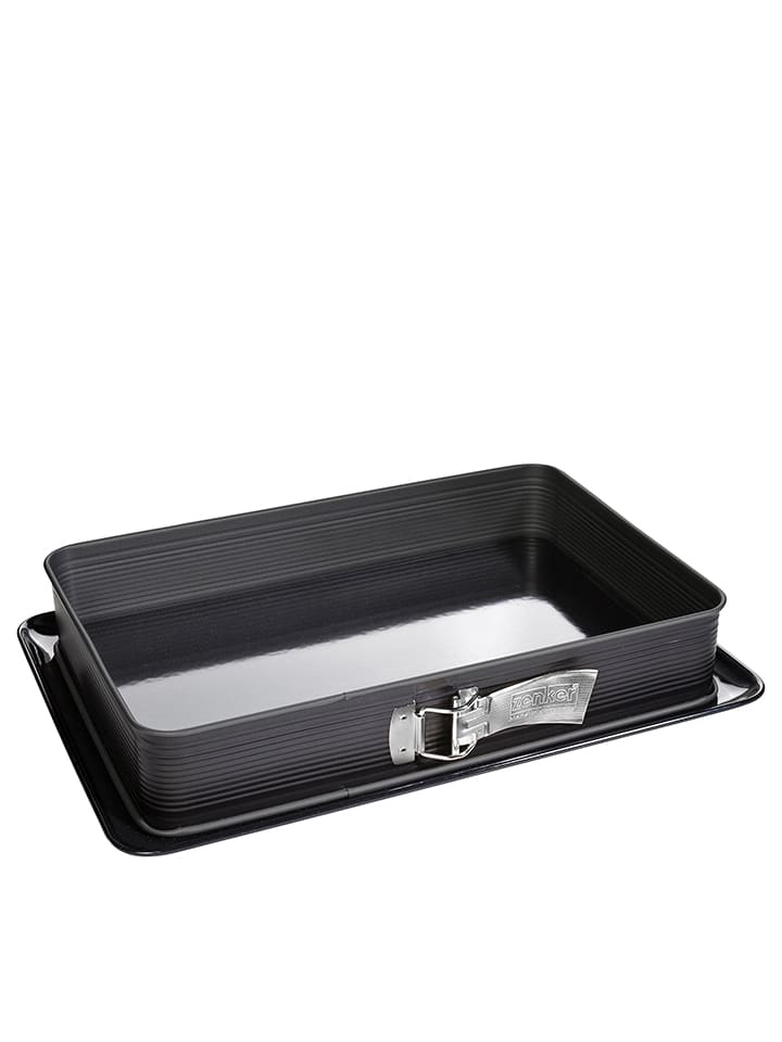 Zenker Tortownica "Deluxe" w kolorze antracytowym z blachą - 42 x 29 cm rozmiar: onesize