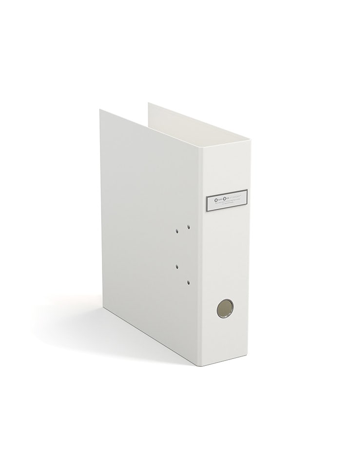 BigsoBox Segregator pierścieniowy "Archie" w kolorze białym - DIN A4 rozmiar: onesize