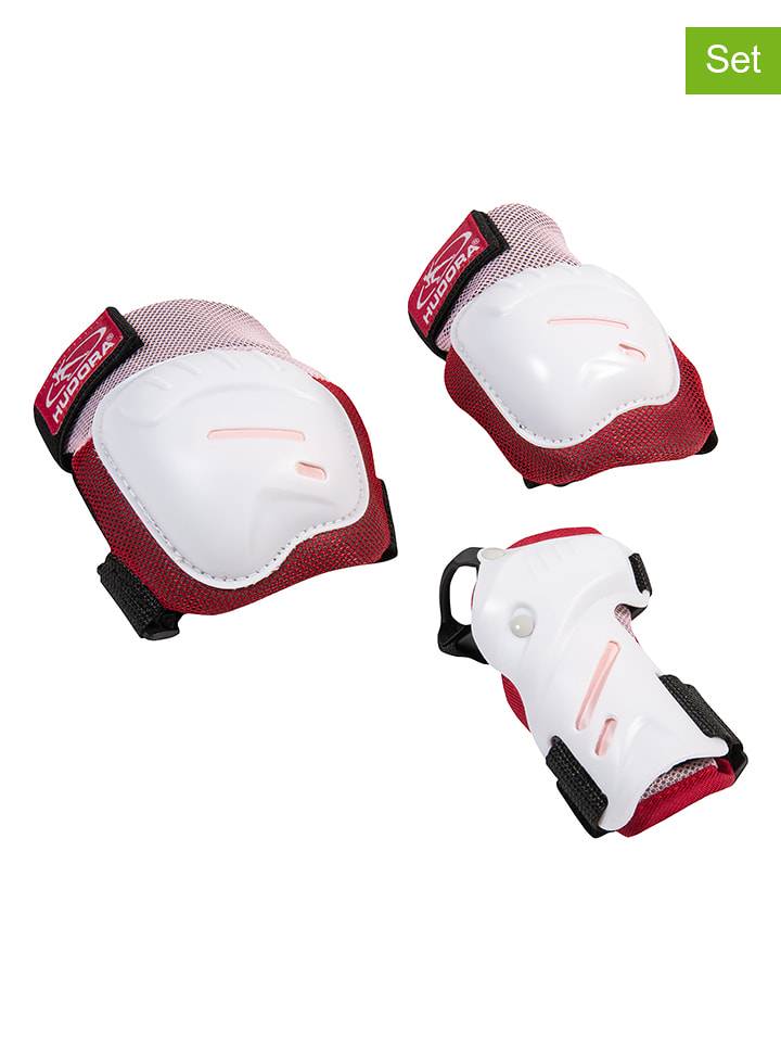 Hudora 6-częściowy zestaw ochraniaczy "Comfort" w kolorze czarnym rozmiar: S