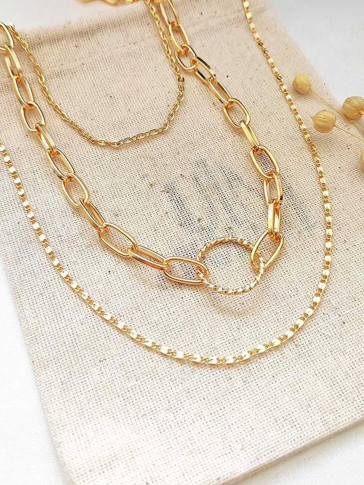 atelier MIU Pozłacany naszyjnik - dł. 41 cm rozmiar: onesize