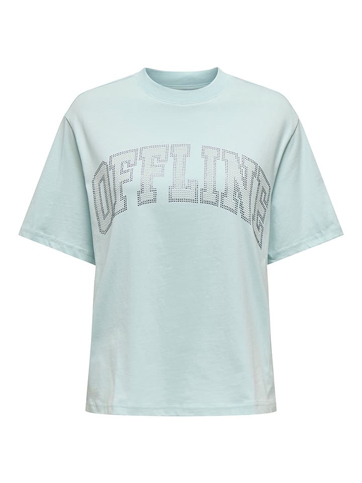 ONLY Koszulka w kolorze błękitnym rozmiar: L