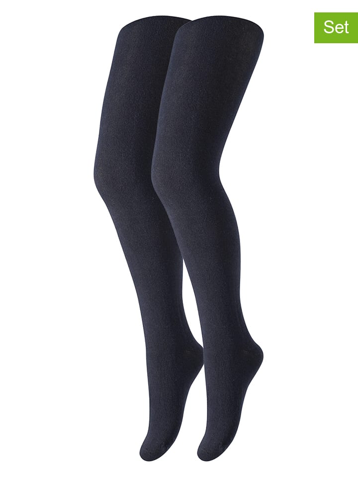 s.Oliver Rajstopy (2 pary) w kolorze granatowym rozmiar: 98/104