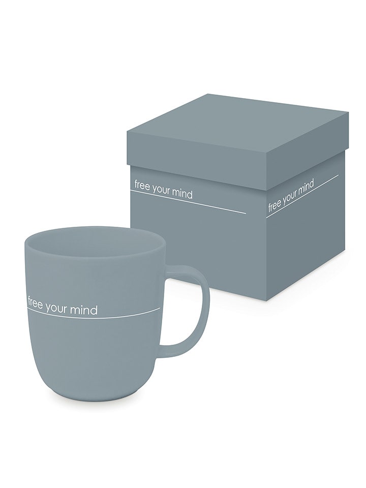 ppd Kubek jumbo "Pure" w kolorze niebieskim - 400 ml rozmiar: onesize