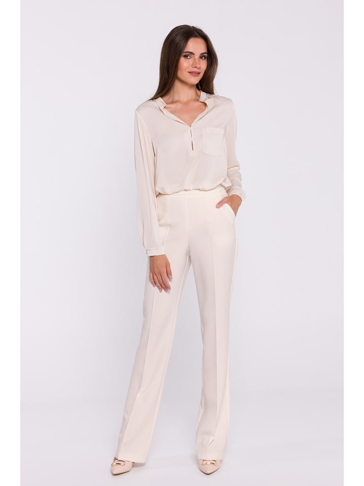 Stylove Spodnie w kolorze kremowym rozmiar: S