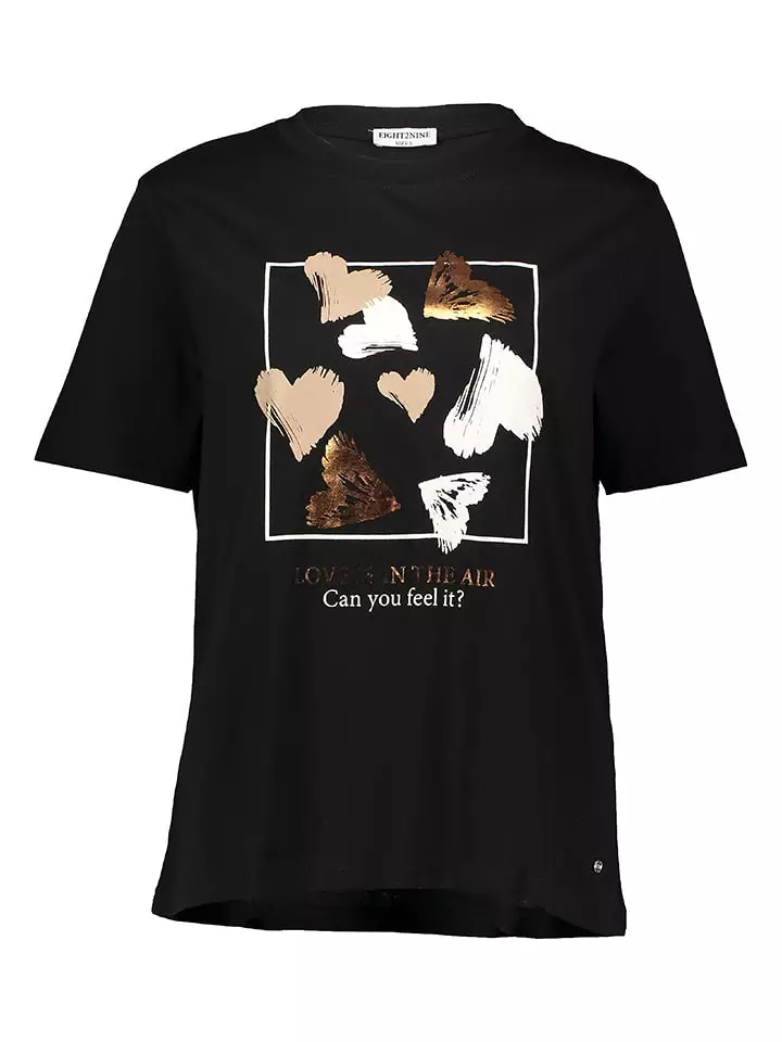 Eight2Nine Koszulka w kolorze czarnym rozmiar: XXL