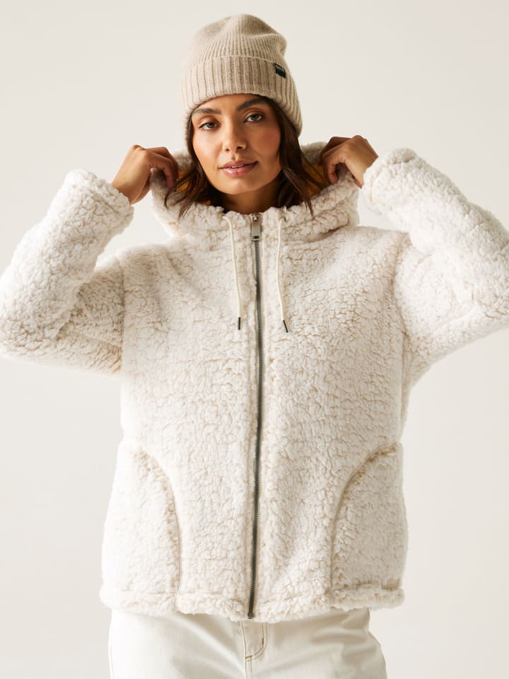 Regatta Kurtka polarowa "Orielle" w kolorze kremowym rozmiar: 34