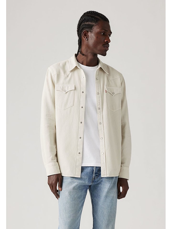 Levi´s Koszula dżinsowa w kolorze kremowym rozmiar: M