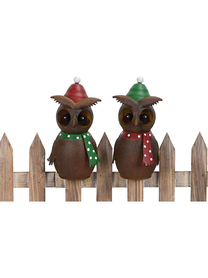 POSIWIO Figurka "Owl" na płot - 12 x 20 x 10 cm (produkt niespodzianka) rozmiar: onesize