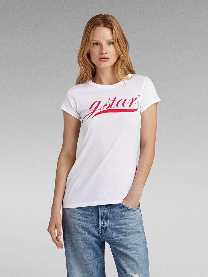 G-Star Koszulka w kolorze białym rozmiar: XS