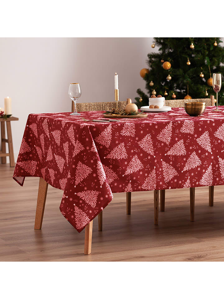 Mint Rugs Obrus "Christmas Bethlem" w kolorze czerwonym rozmiar: 155x240 cm