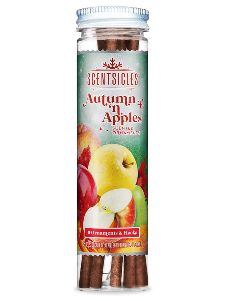 Scentsicles Patyczki zapachowe (6 szt.) "Scentsicles - Apples & Autumn" na choinkę rozmiar: onesize