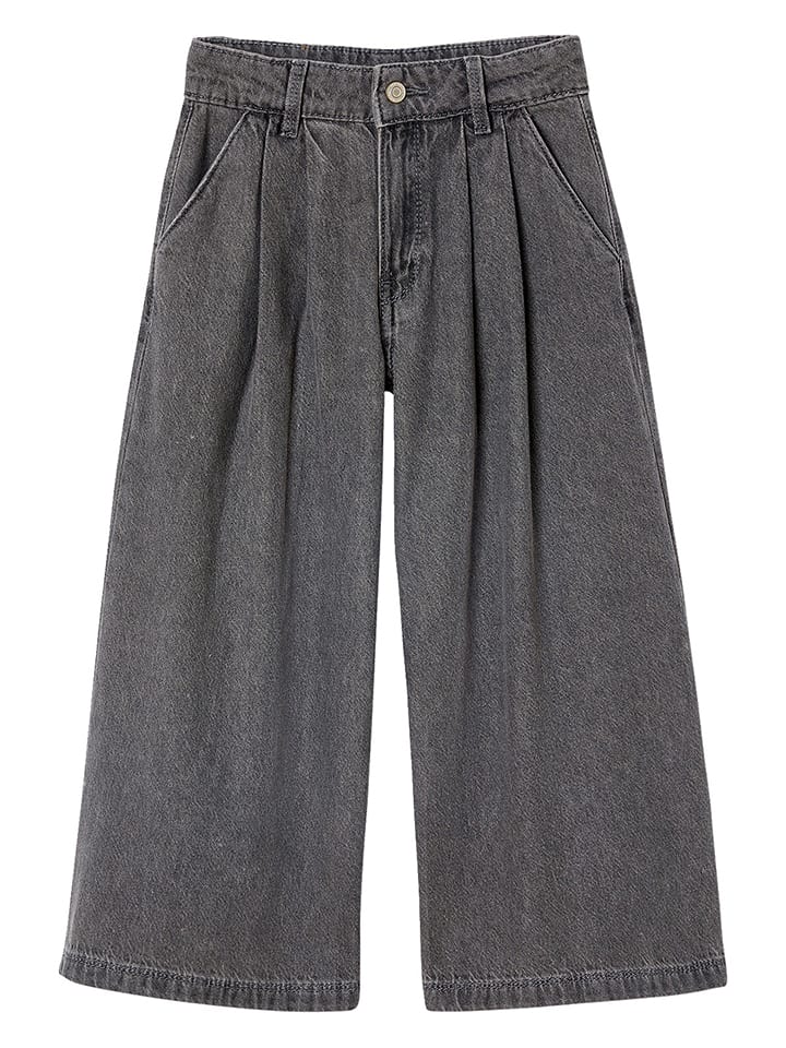 vertbaudet Dżinsy w kolorze szarym rozmiar: 152