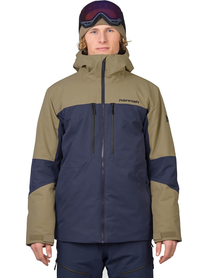 Hannah Kurtka narciarska "Niel" w kolorze granatowo-oliwkowym rozmiar: M