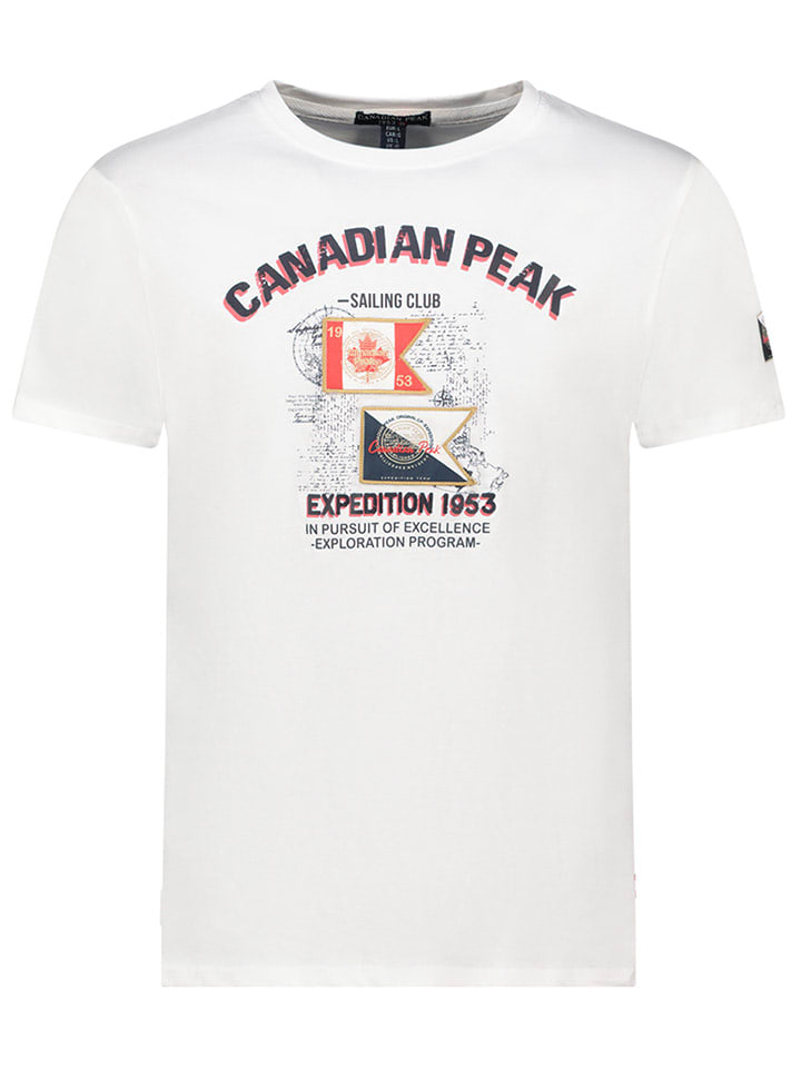 Canadian Peak Koszulka "Jamareak" w kolorze białym rozmiar: XL