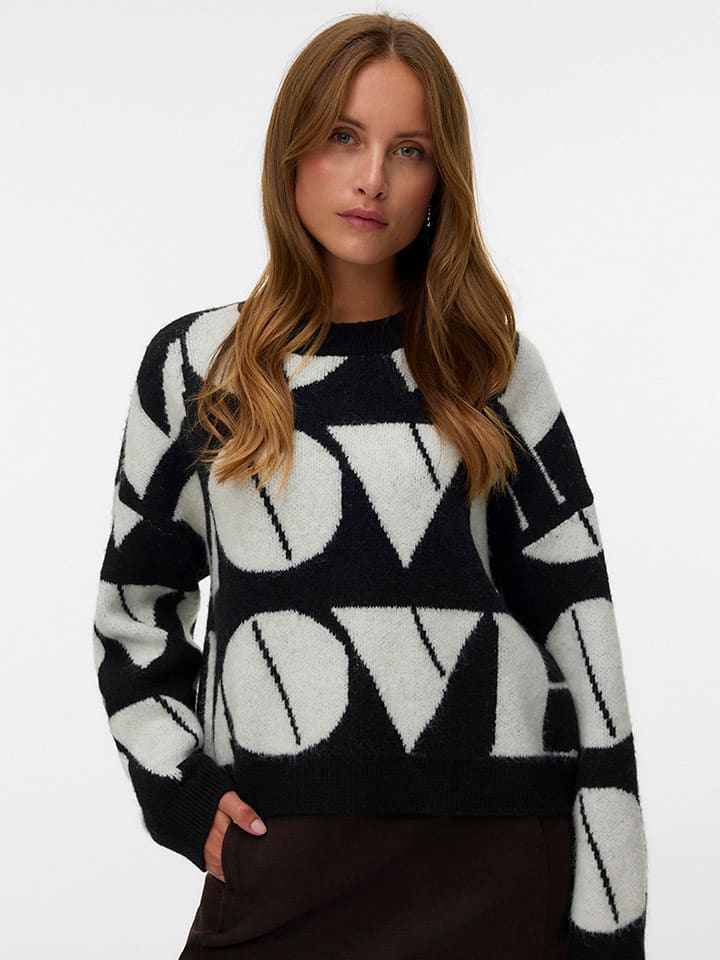 Vero Moda Sweter w kolorze czarnym rozmiar: M
