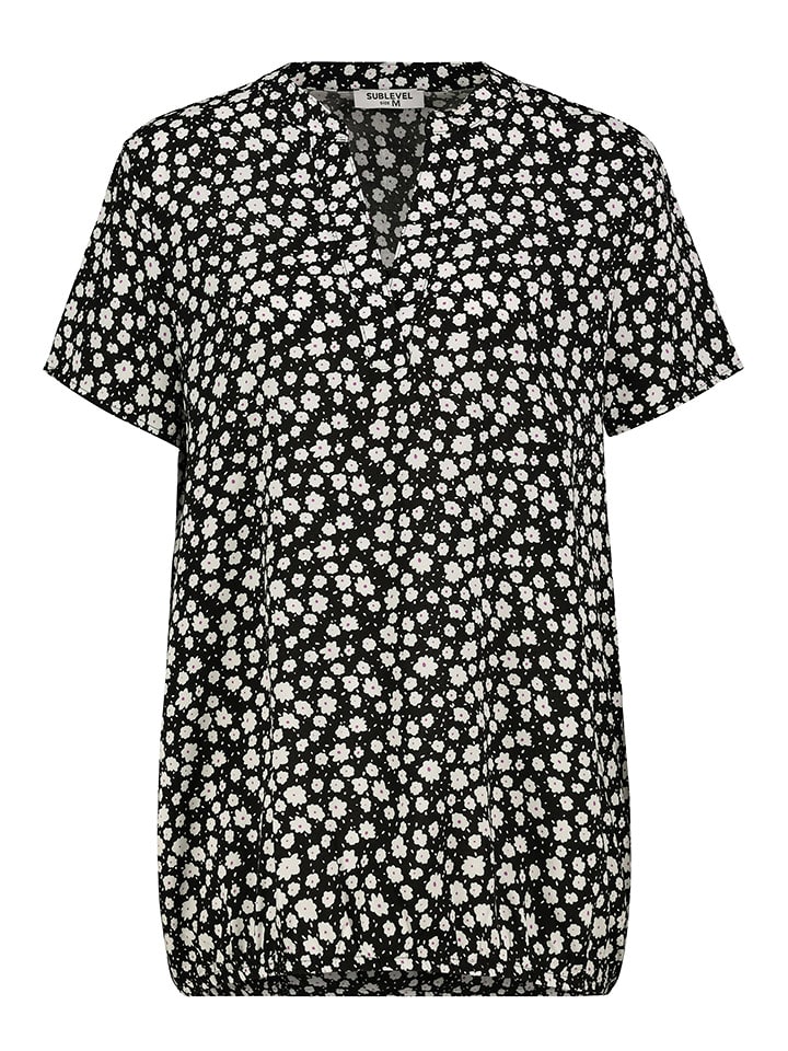 Sublevel Bluzka w kolorze czarno-białym rozmiar: M