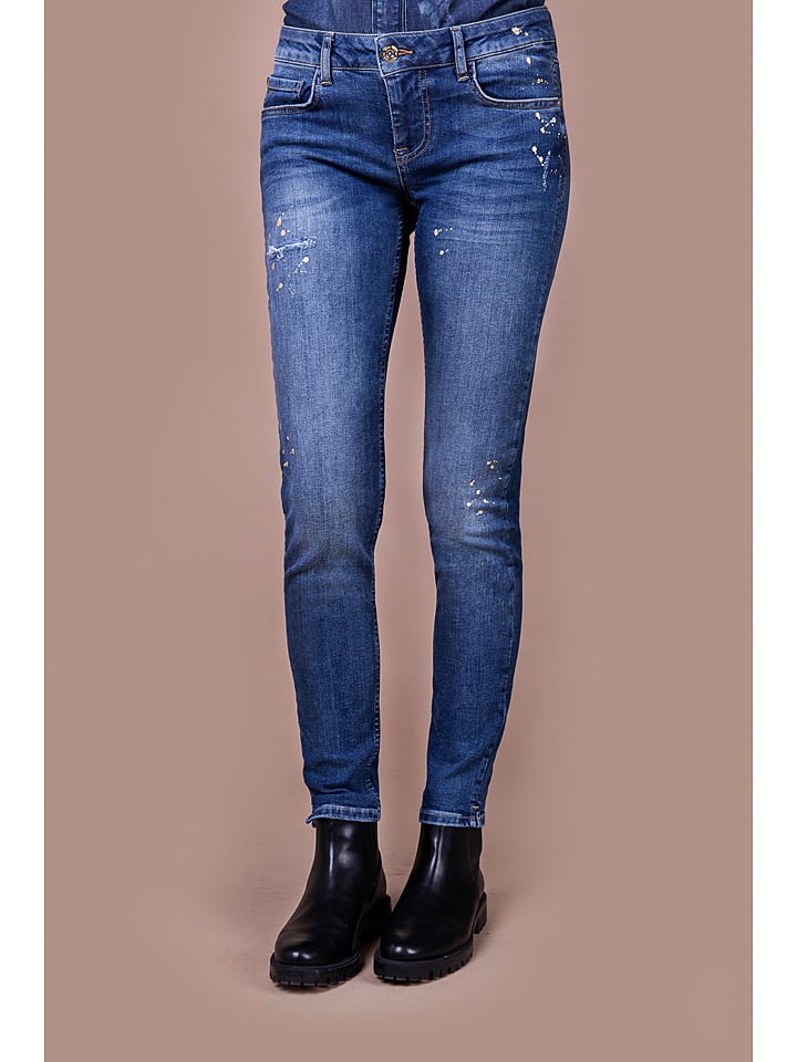 Blue Fire Dżinsy - Skinny fit - w kolorze niebieskim rozmiar: W30/L28