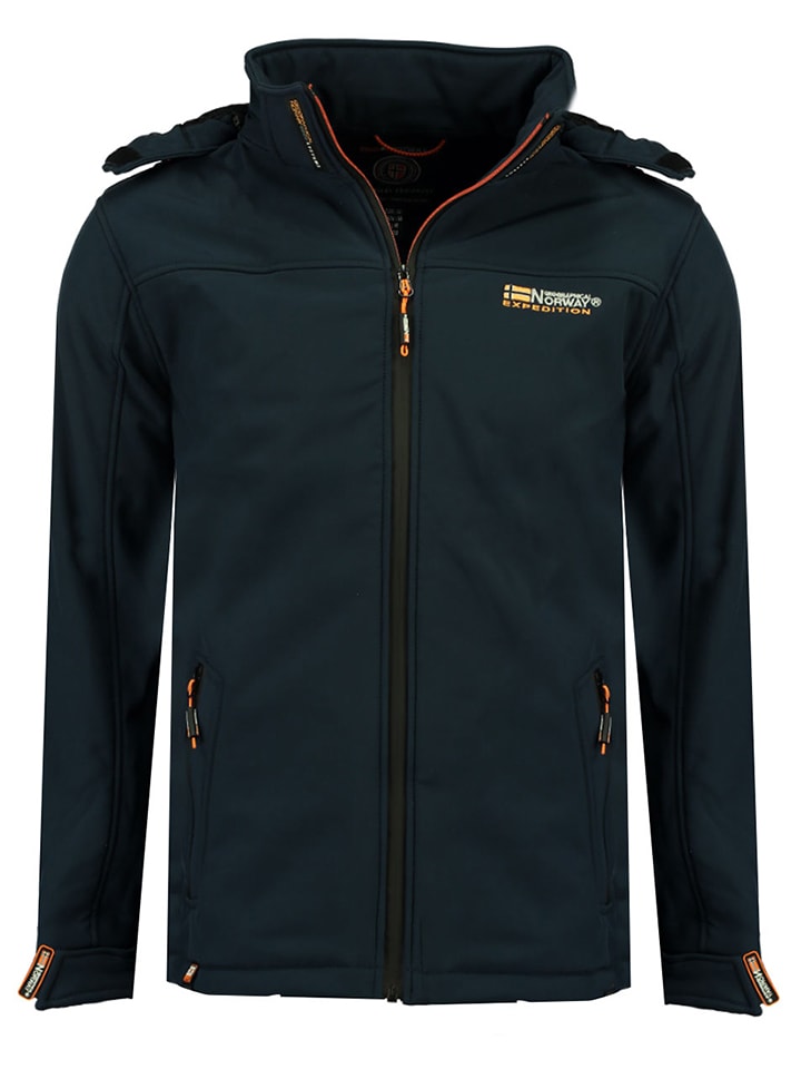 Geographical Norway Kurtka softshellowa "Takeni" w kolorze granatowym rozmiar: 152