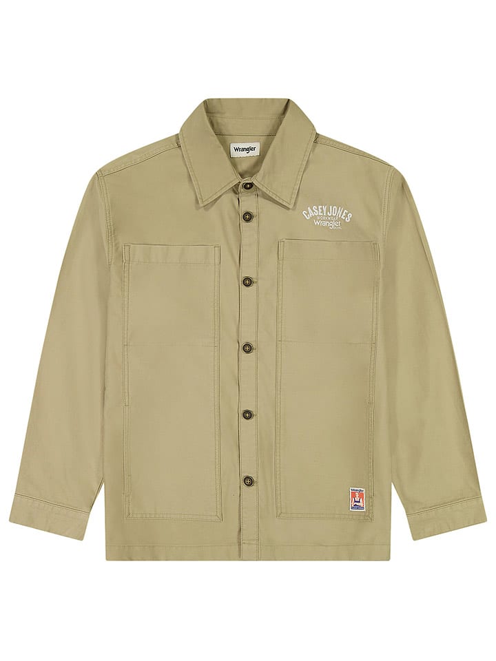 Wrangler Kurtka koszulowa w kolorze beżowym rozmiar: L
