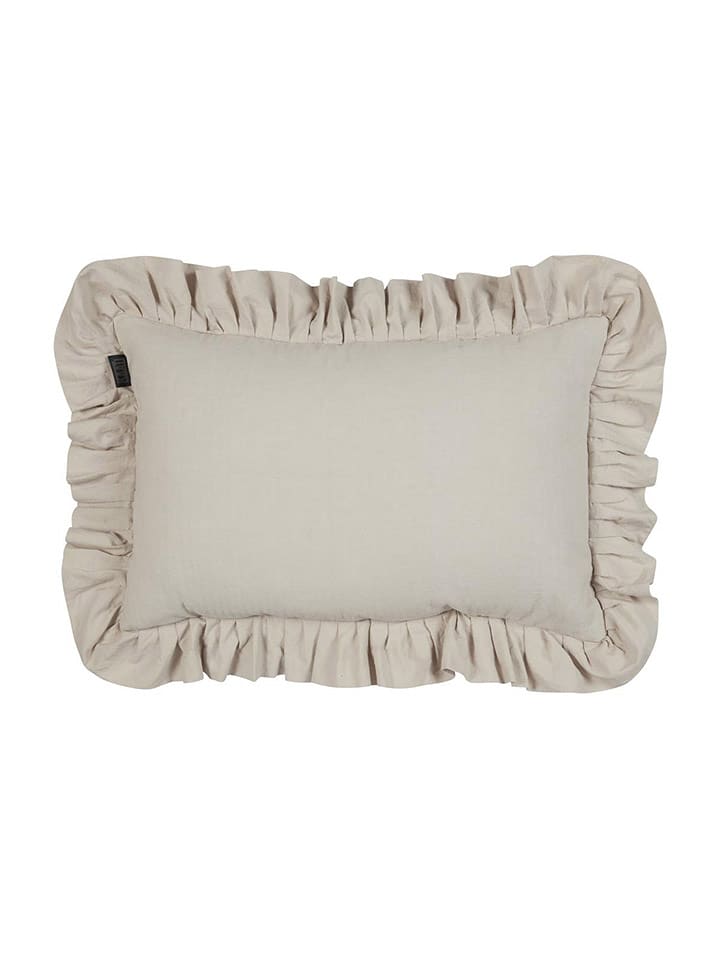 KAAT Poduszka "Farby" w kolorze beżowym rozmiar: 40x60 cm