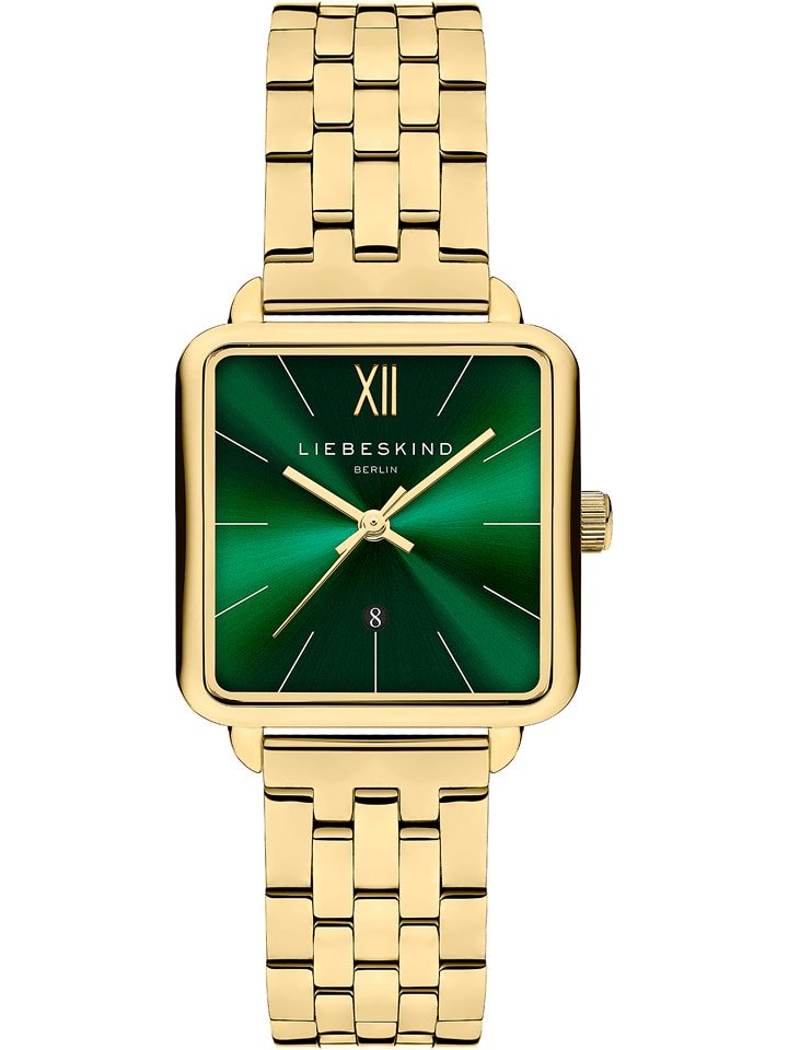 Liebeskind Zegarek kwarcowy w kolorze złoto-zielonym rozmiar: onesize