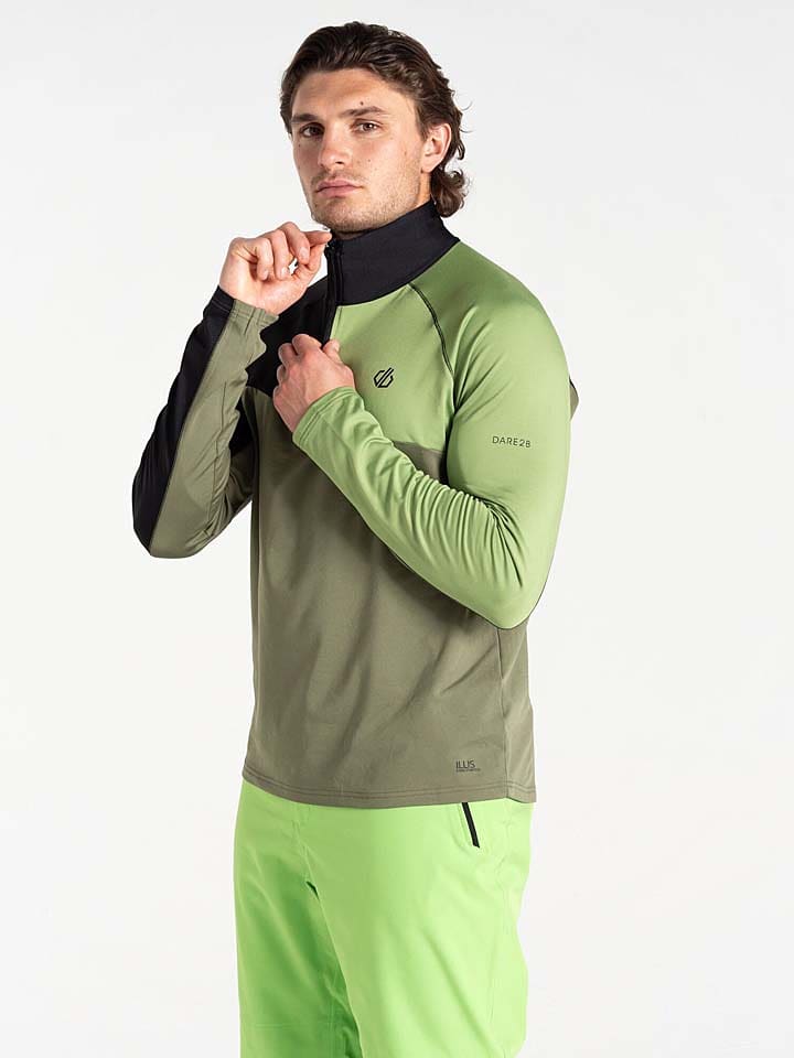 Dare 2b Koszulka funkcyjna "Dignify III Core Stretch" w kolorze zielonym rozmiar: S