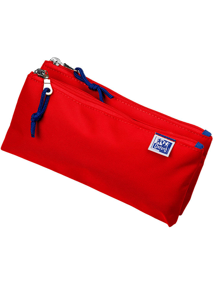 Oxford Piórnik w kolorze czerwonym - 23 x 12 x 3 cm rozmiar: onesize