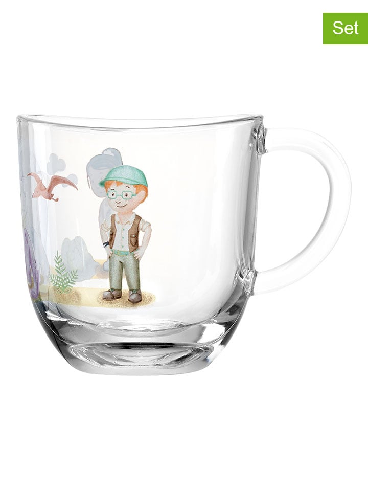 LEONARDO Kubki (2 szt.) w kolorze ze wzorem - 280 ml rozmiar: onesize