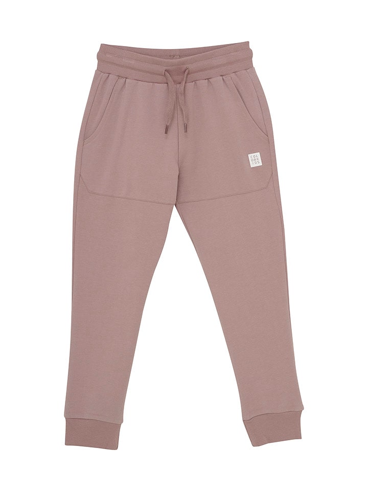 Color Kids Spodnie dresowe w kolorze jasnoróżowym rozmiar: 128