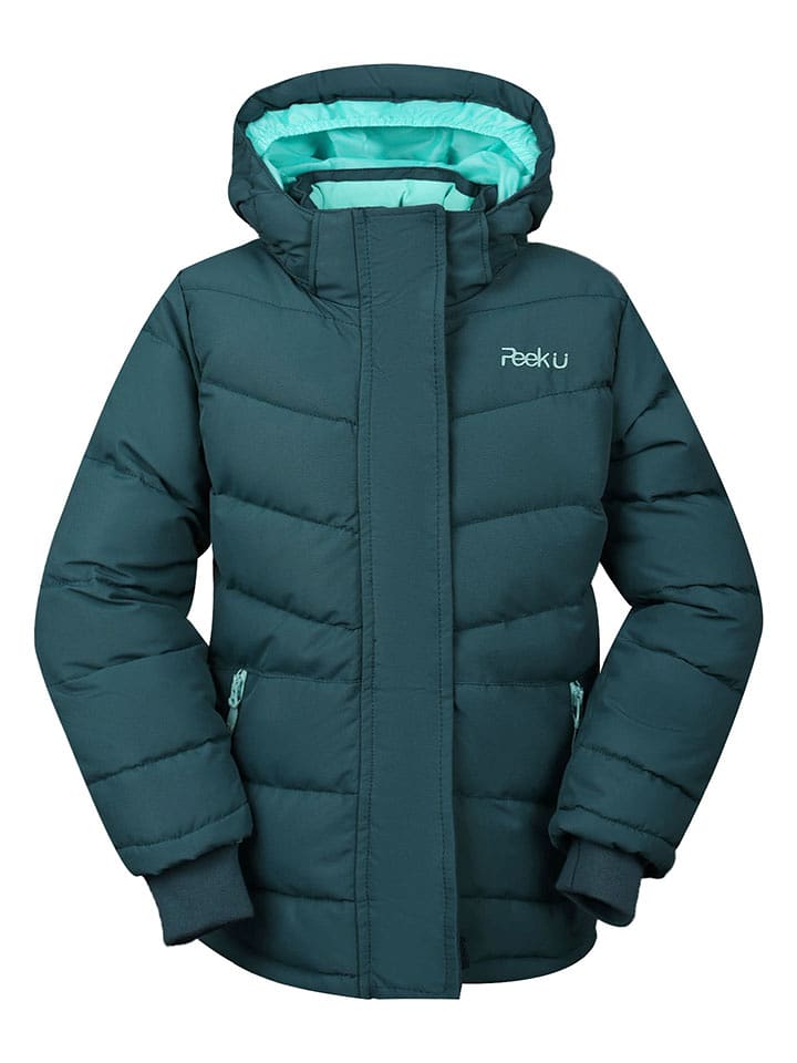 Peek U Kurtka pikowana "Dolly" w kolorze zielonym rozmiar: 98