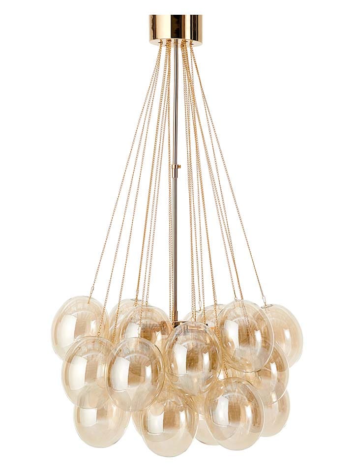 Ellos Home Lampa sufitowa "Amber" w kolorze złotym - Ø 50 cm rozmiar: onesize