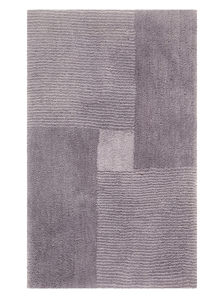 Homie Living Dywanik łazienkowy "San Piero" w kolorze szarym rozmiar: 60x100 cm