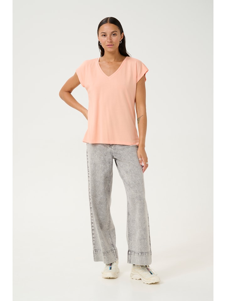 Kaffe Koszulka w kolorze pomarańczowym rozmiar: XXL