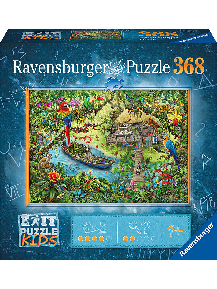 Ravensburger 368-częściowe puzzle "The jungle expedition" - 9+ rozmiar: onesize