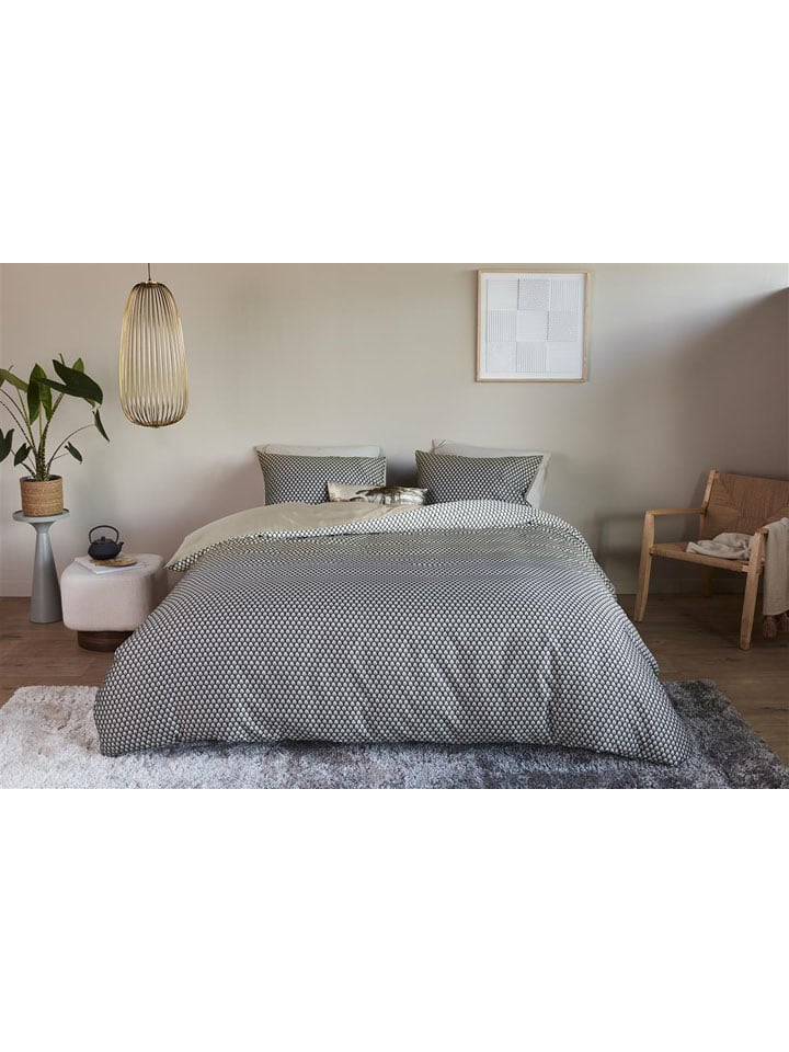 Beddinghouse Komplet pościeli "Shalimar" w kolorze szarym rozmiar: 155x220 cm