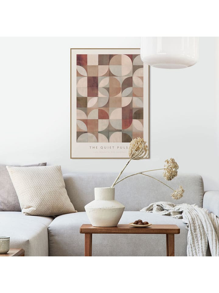 Orangewallz Druk artystyczny "Quiet Pulse Autumn" w ramce rozmiar: 50x70 cm