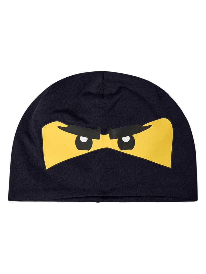 LEGO Czapka beanie "Agan" w kolorze czarnym rozmiar: 50-52 cm