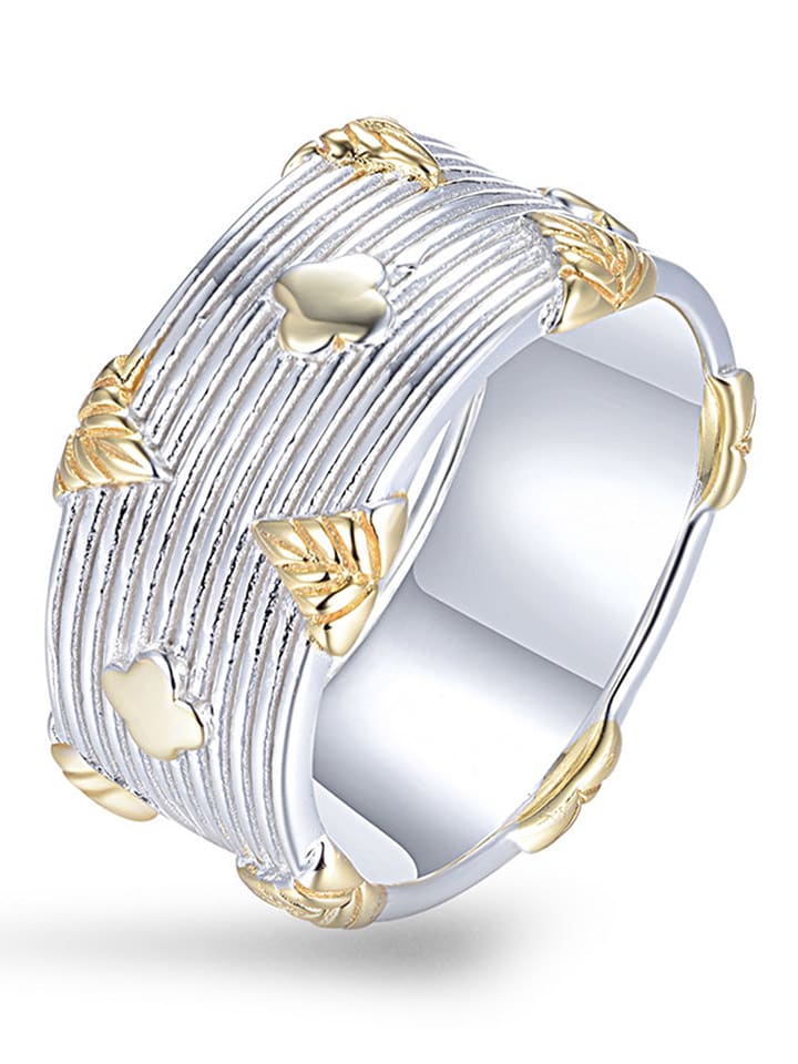 Eclat d'Argent Pozłacany pierścionek rozmiar: 56