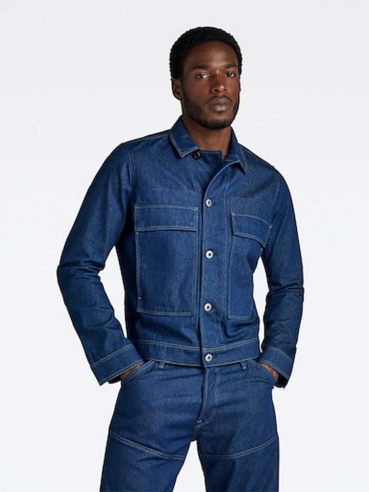 G-Star Kurtka dżinsowa w kolorze niebieskim rozmiar: XS