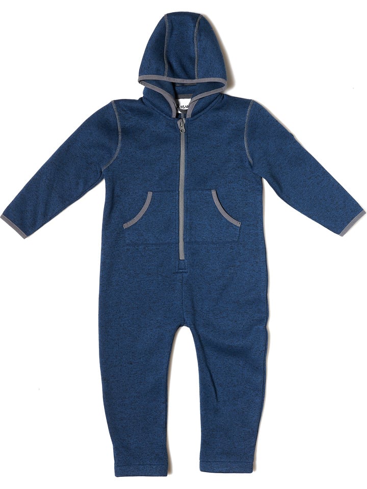 HULABALU Kombinezon polarowy "Hafjell" w kolorze granatowym rozmiar: 68