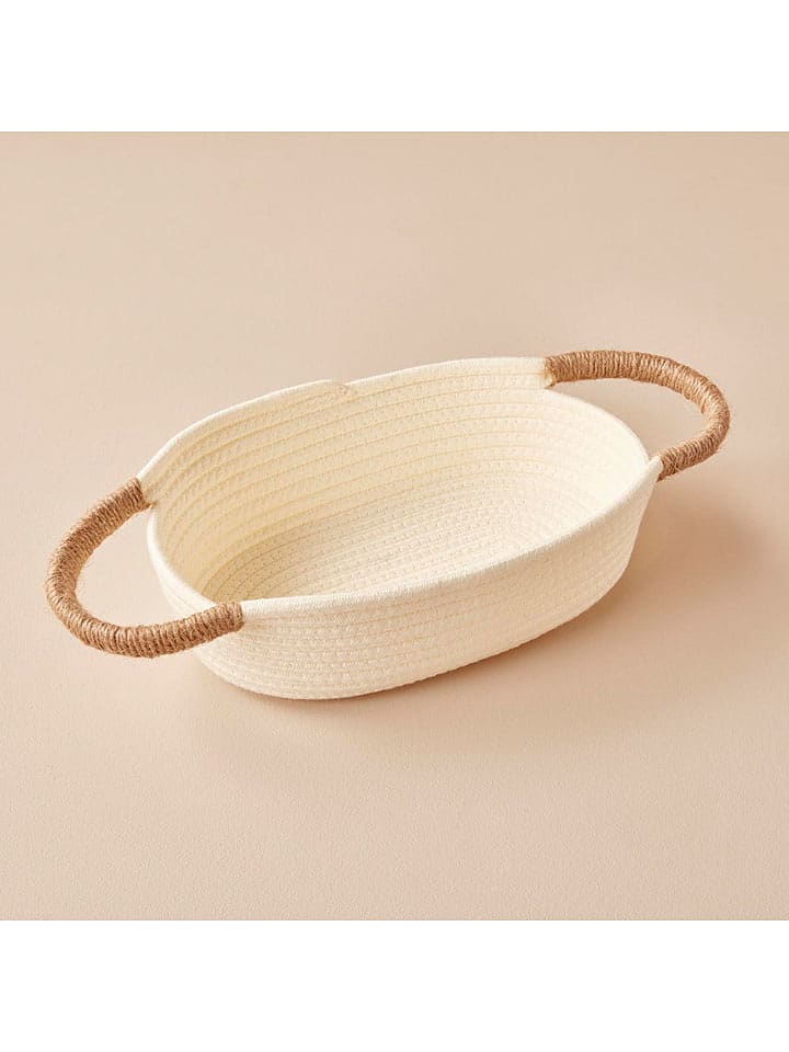 BELLA MAISON Koszyk "Montana" w kolorze kremowym - 29 x 8 x 20 cm rozmiar: onesize