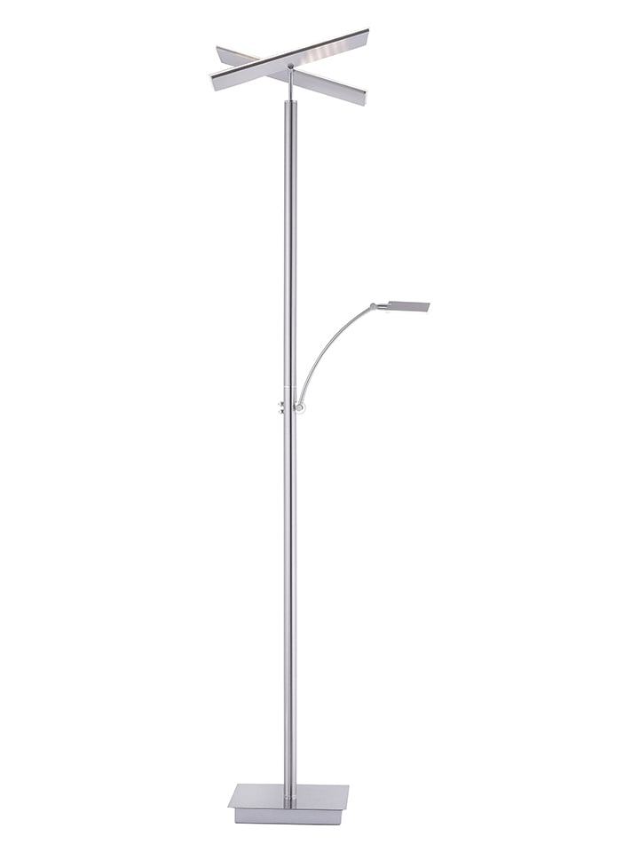 Paul Neuhaus Lampa stojąca LED "Artur" w kolorze srebrnym - wys. 199 cm rozmiar: onesize