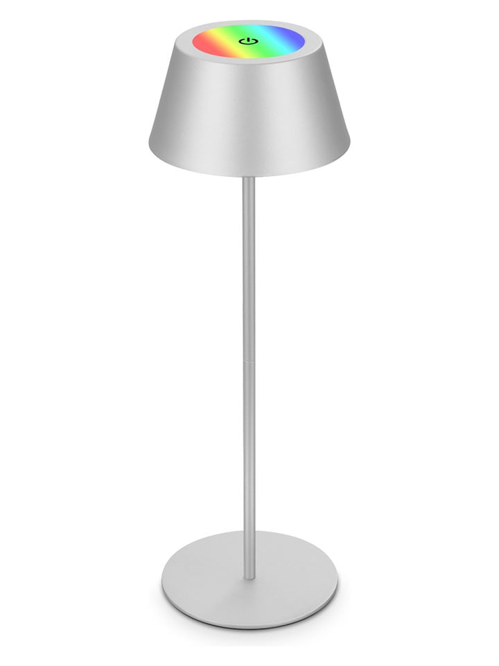 Briloner Lampa stołowa RGB-LED w kolorze srebrnym - KEE G (A do G) rozmiar: onesize