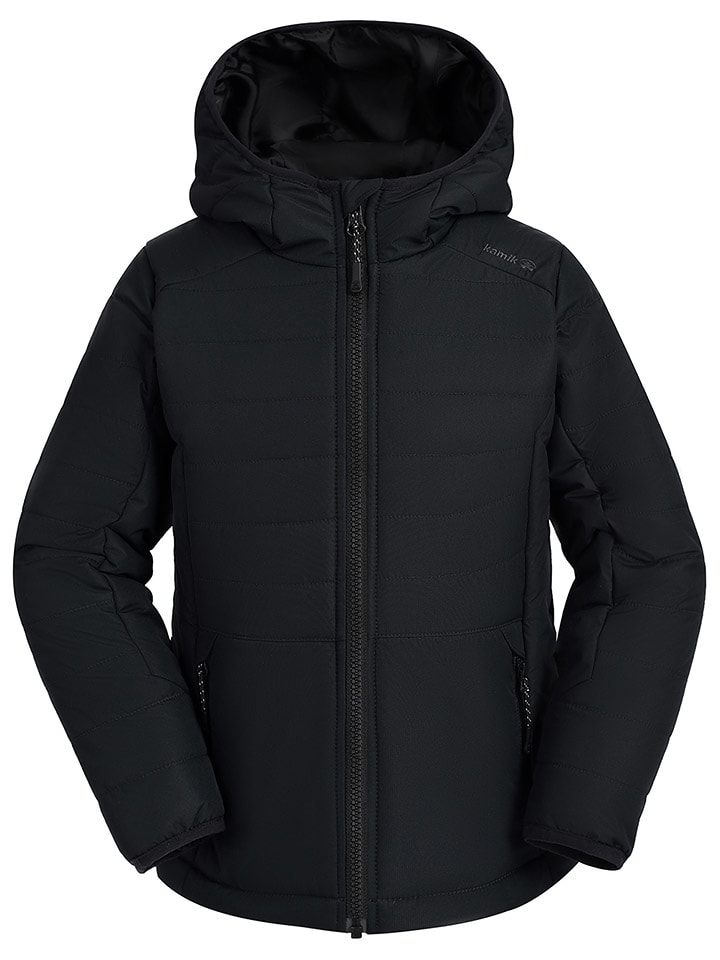 Kamik Całoroczna kurtka pikowana "Neel" w kolorze czarnym rozmiar: 122