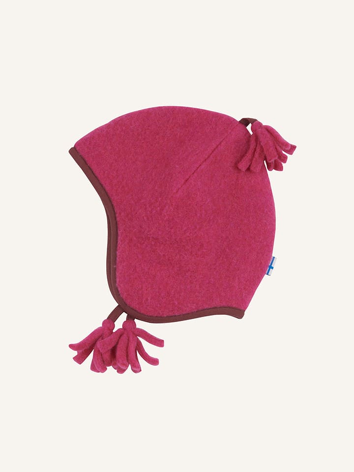 finkid Wełniana czapka "Norsu" w kolorze różowym rozmiar: 54 cm