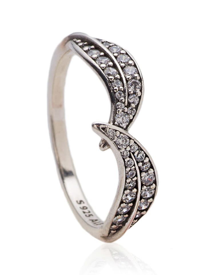 Pandora Srebrny pierścionek rozmiar: 50