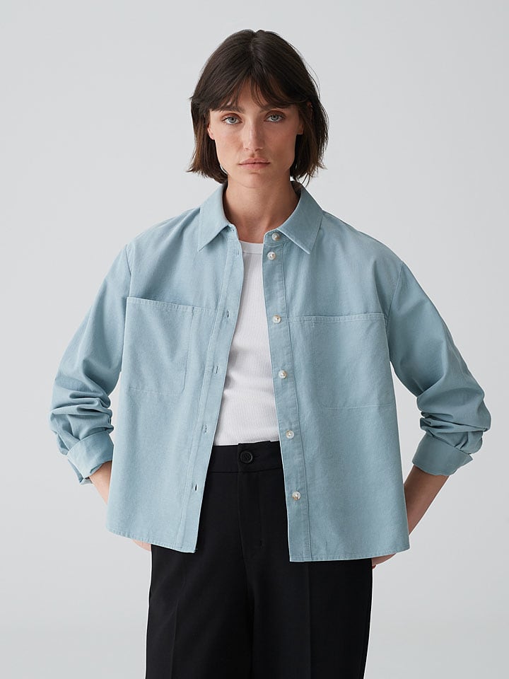 OPUS Koszula "Froni" w kolorze błękitnym rozmiar: 44