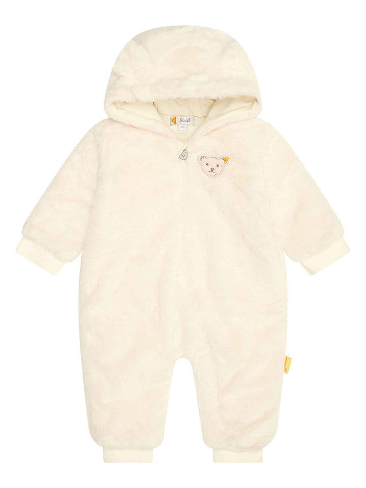 Steiff Kombinezon polarowy w kolorze kremowym rozmiar: 68