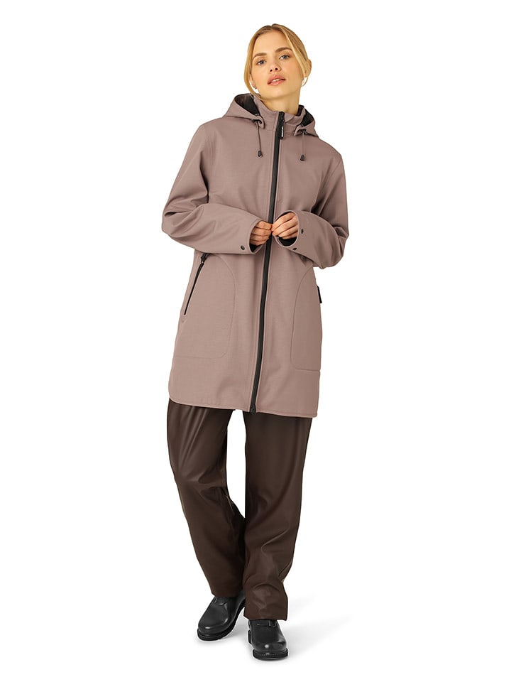 Ilse Jacobsen Płaszcz przeciwdeszczowy w kolorze szarobrązowym rozmiar: 40